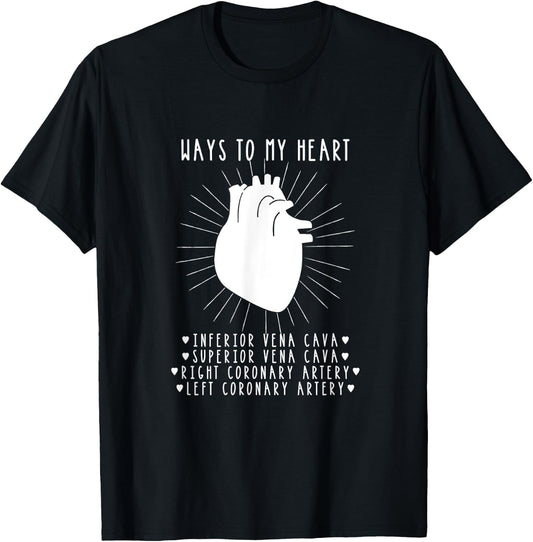 Funny Cardiologist Gift Medical Student T-Shirt - T-Shirt | Black