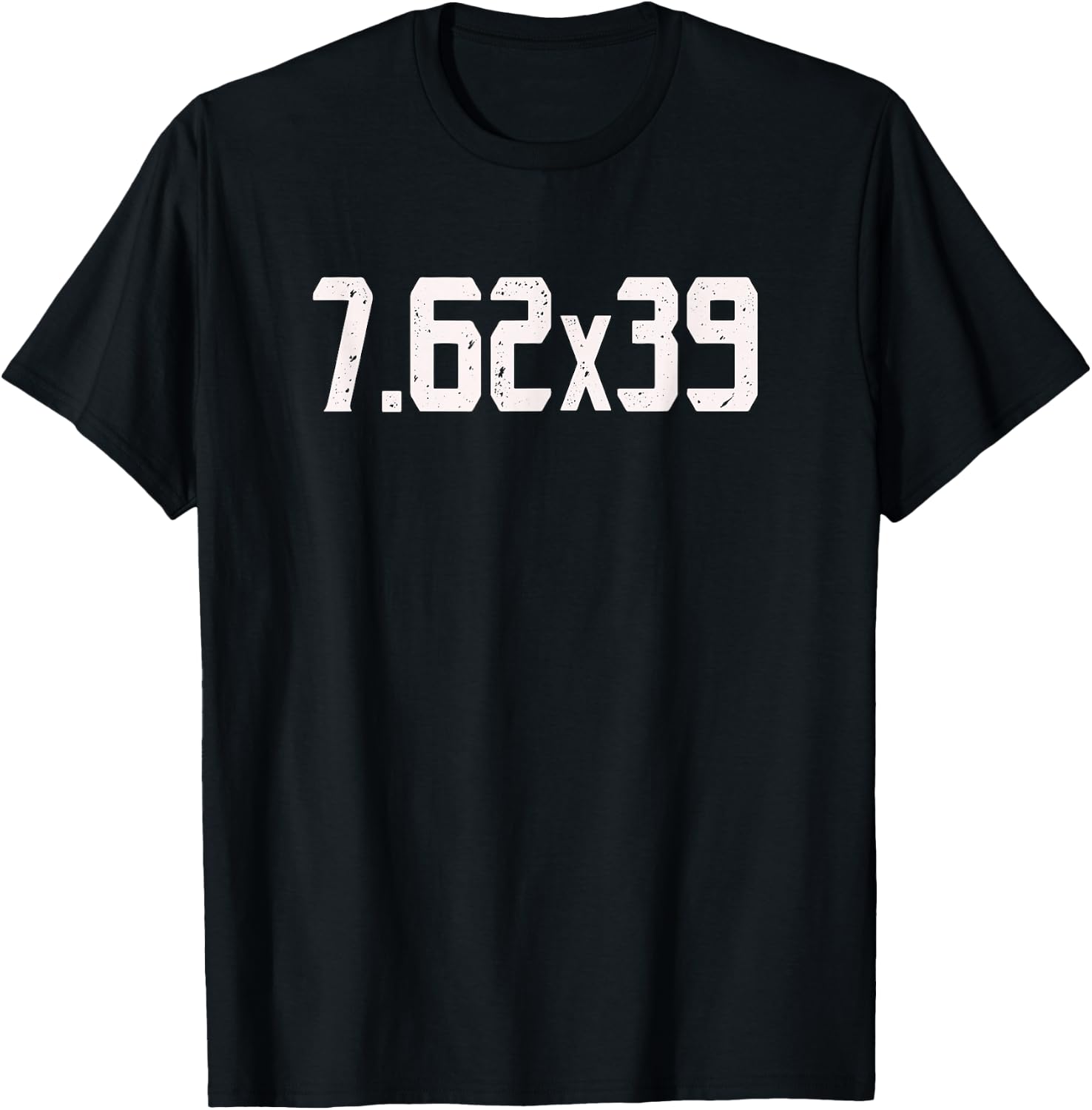 7.62 x 39mm Shirt - AK Shirt T-Shirt - T-Shirt | Black