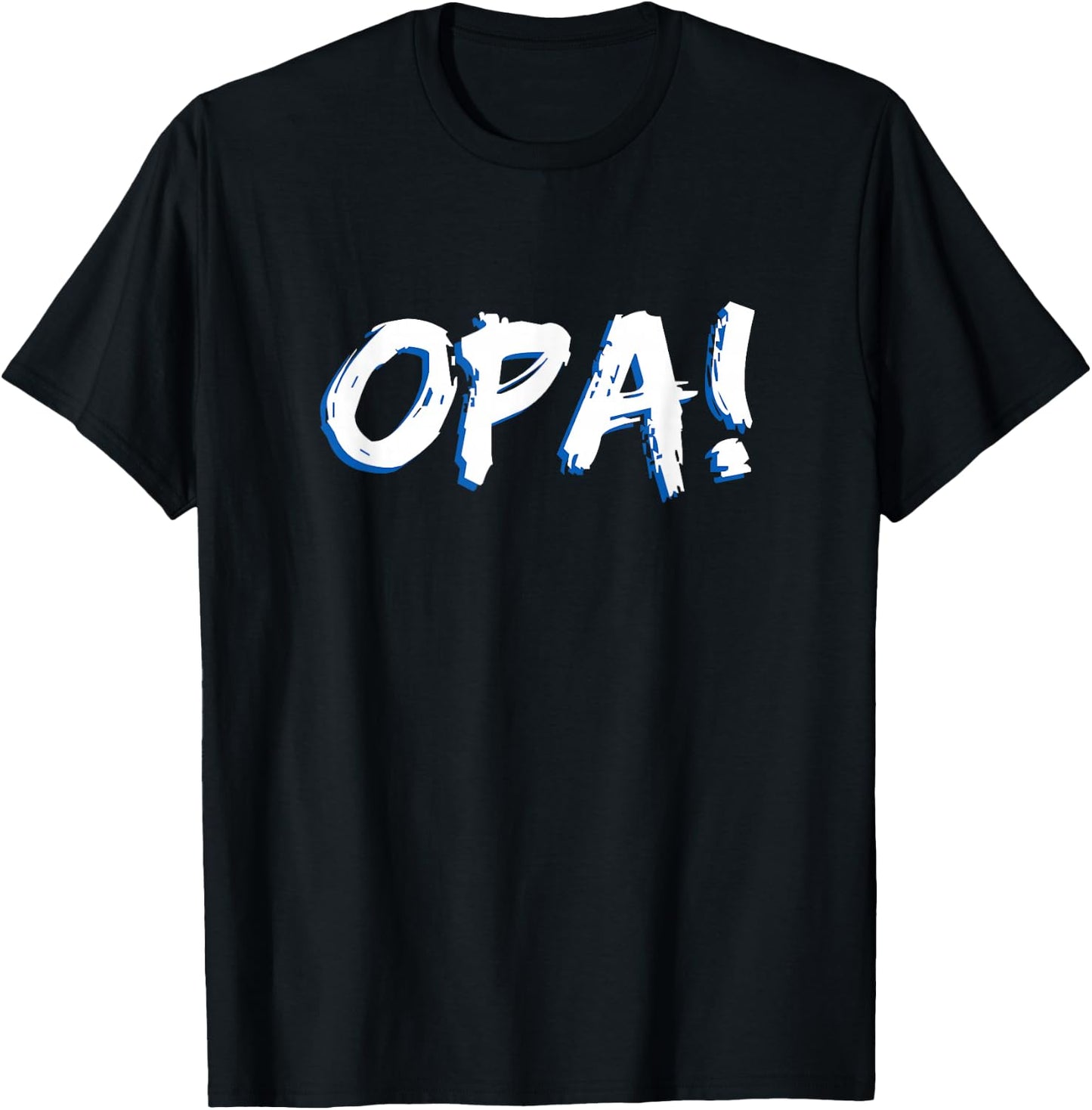 Grandpa Greek Celebration Party Greece National Pride T-Shirt - T-Shirt | Black