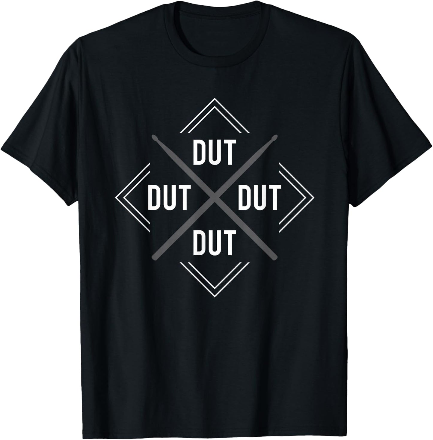 Dut Dut Dut Drum Marching Band Drumline corps T-Shirt - T-Shirt | Black