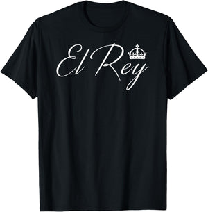 El Rey His and Hers T-Shirt - T-Shirt | Black