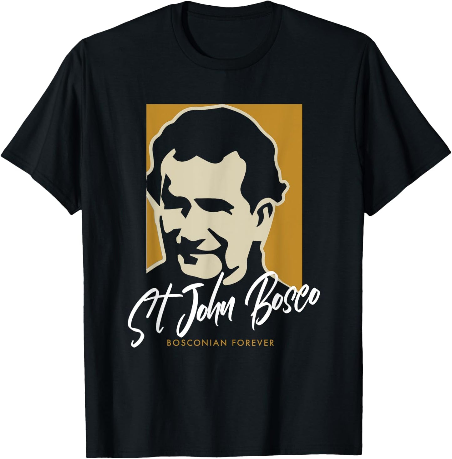 Bosconian. Students of St. John Bosco T-Shirt - T-Shirt | Black