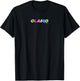 Colored Clairo Stars T-Shirt - T-Shirt | Black