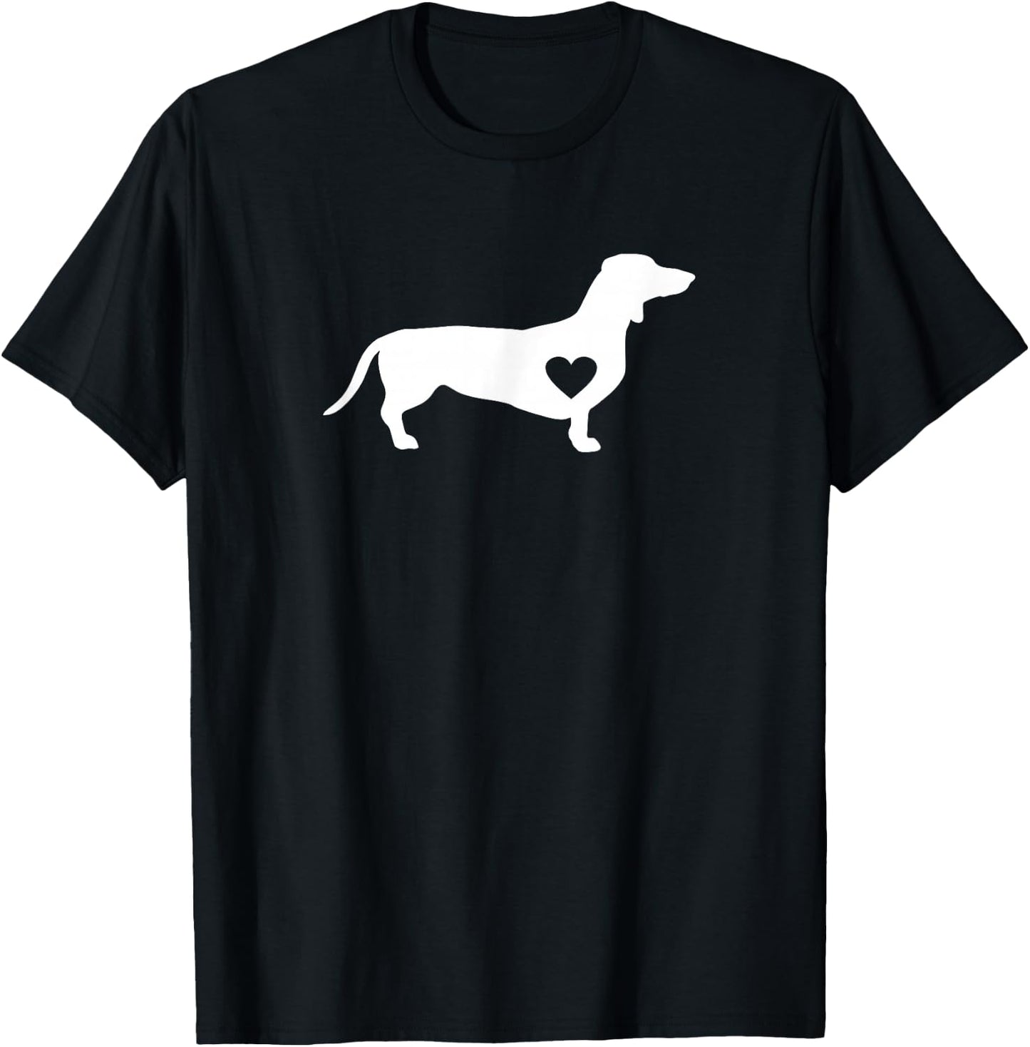 Dachshund Love Doxie Wiener Dog & Puppy T-Shirt - T-Shirt | Black