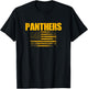 Lufkin Panthers USA Flag Pride T-Shirt - T-Shirt | Black