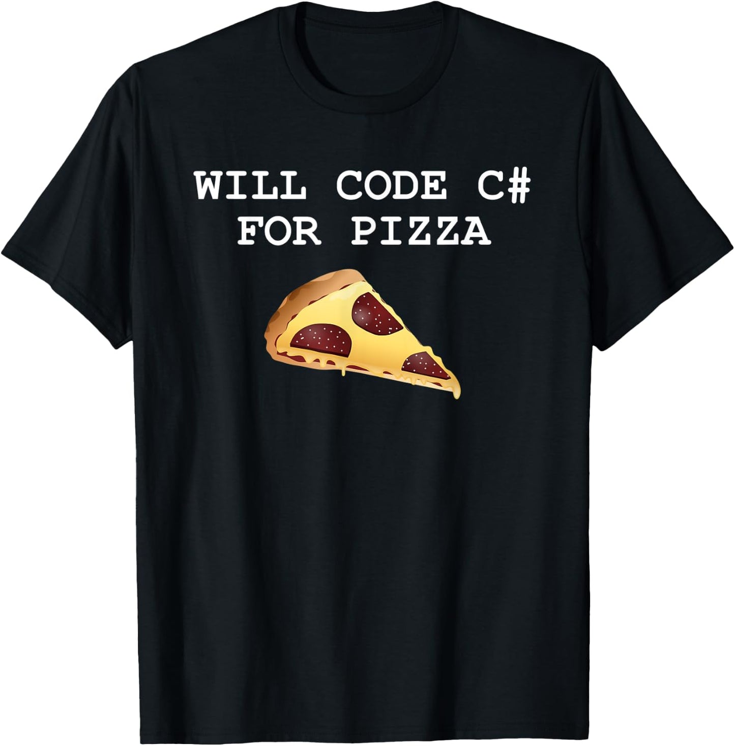 Funny C# Programming Joke Programmer C# Developer CS T-Shirt - T-Shirt | Black