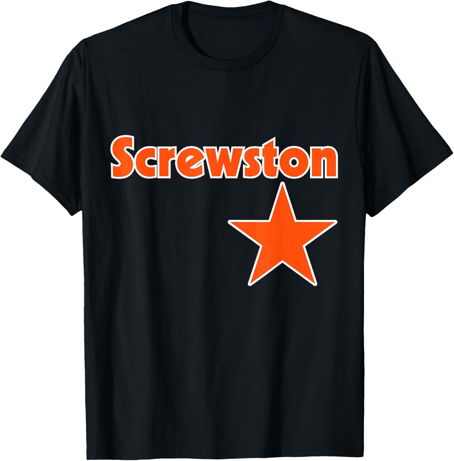 Screwston Texas H-town Houston Retro T-Shirt - T-Shirt | Black