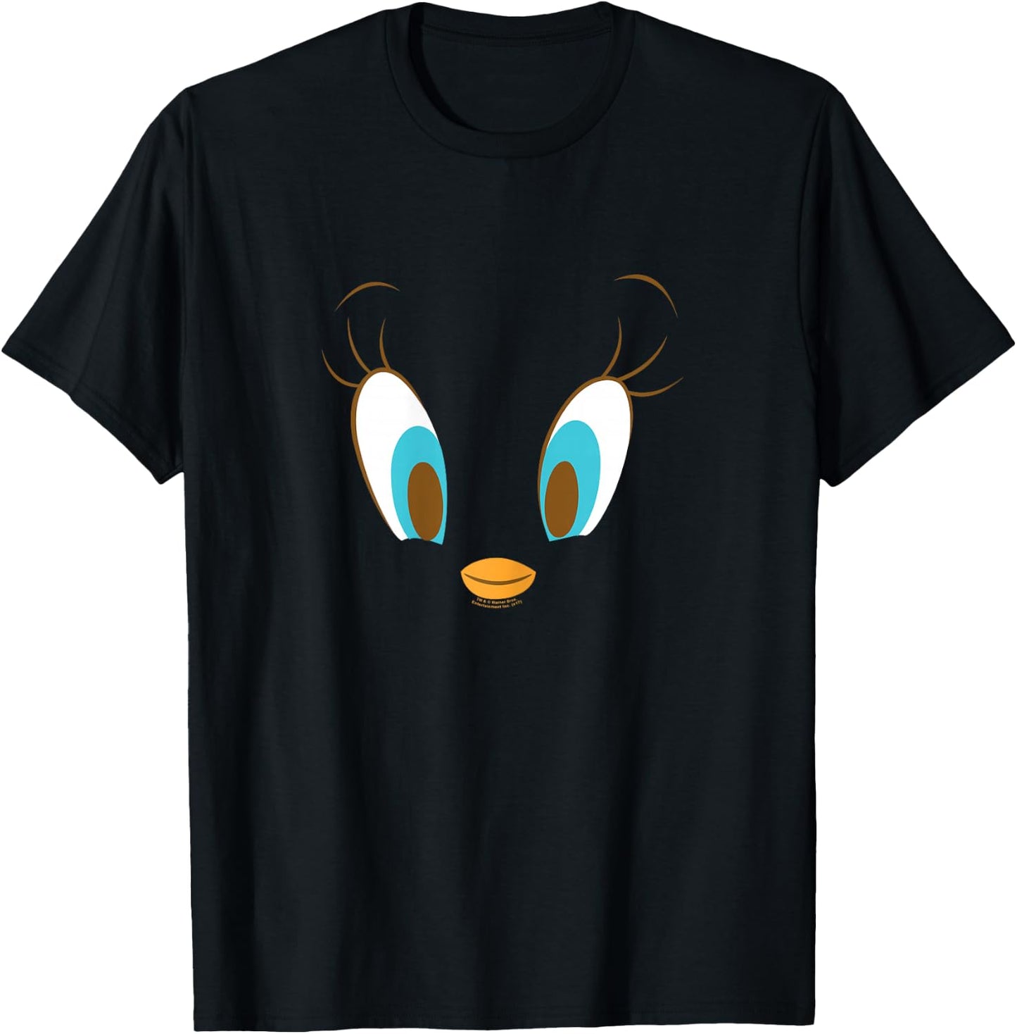 Looney Tunes Tweety Head T-Shirt - T-Shirt | Black