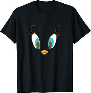 Looney Tunes Tweety Head T-Shirt - T-Shirt | Black