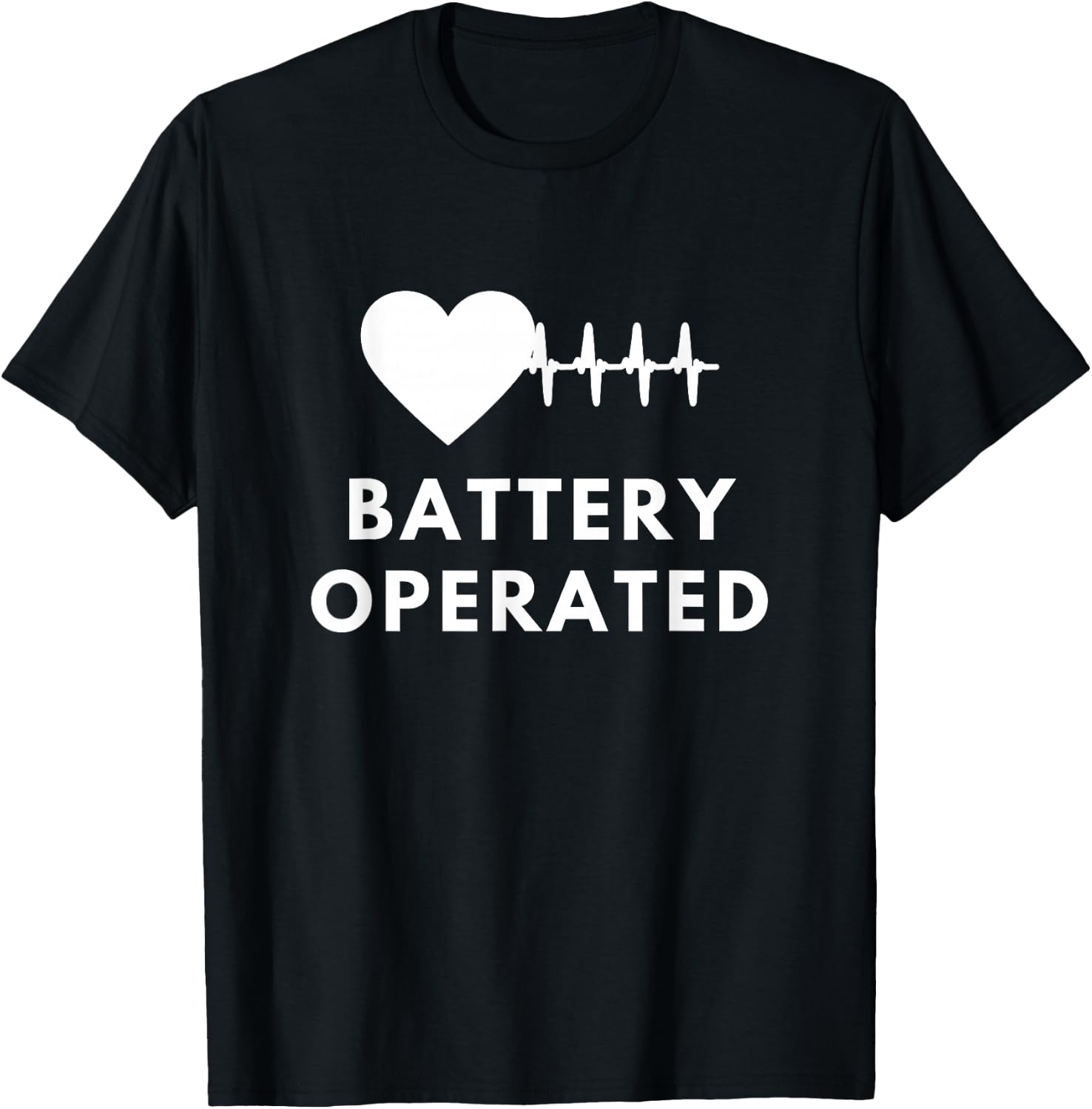 Battery Heart Implantable Cardioverter Defibrillator T-Shirt - T-Shirt | Black