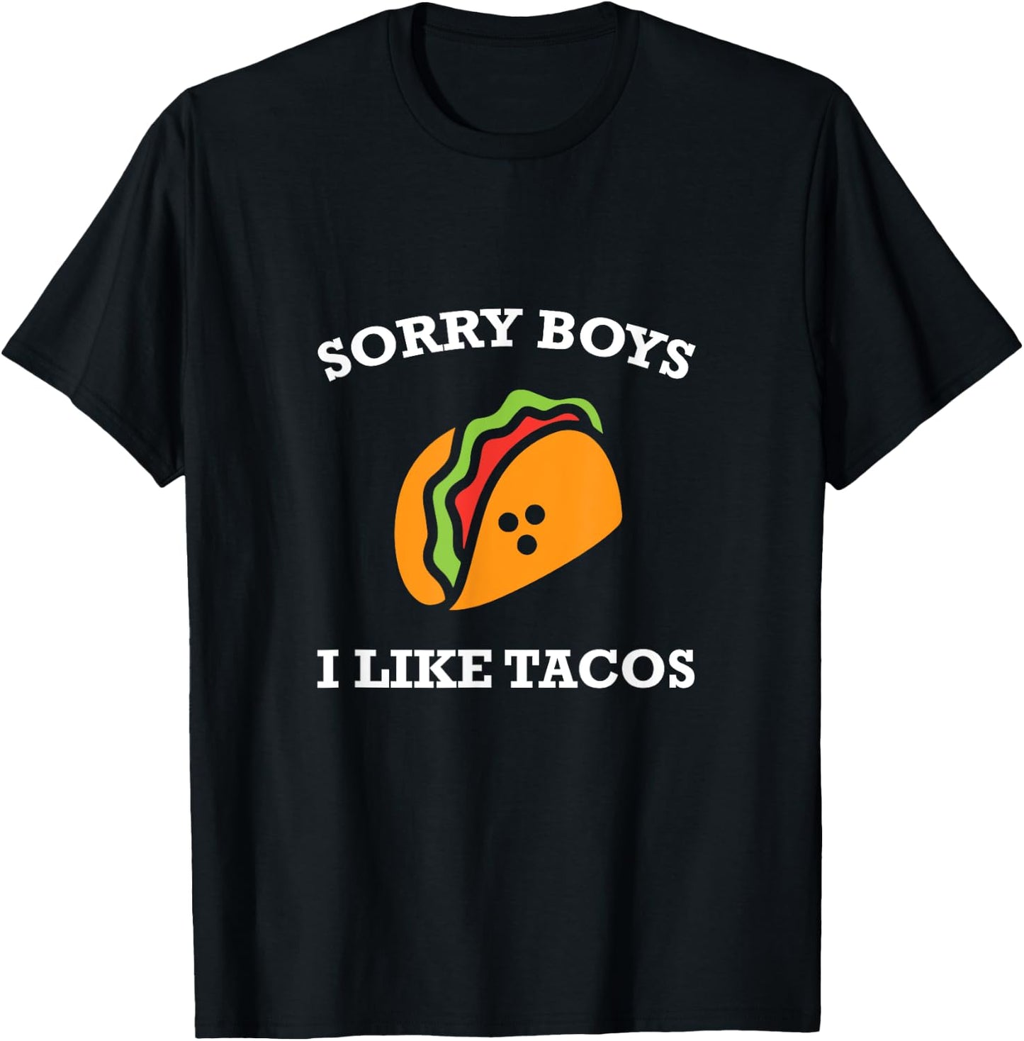 Funny Lesbian I Like Tacos Sex Humor T-Shirt - T-Shirt | Black
