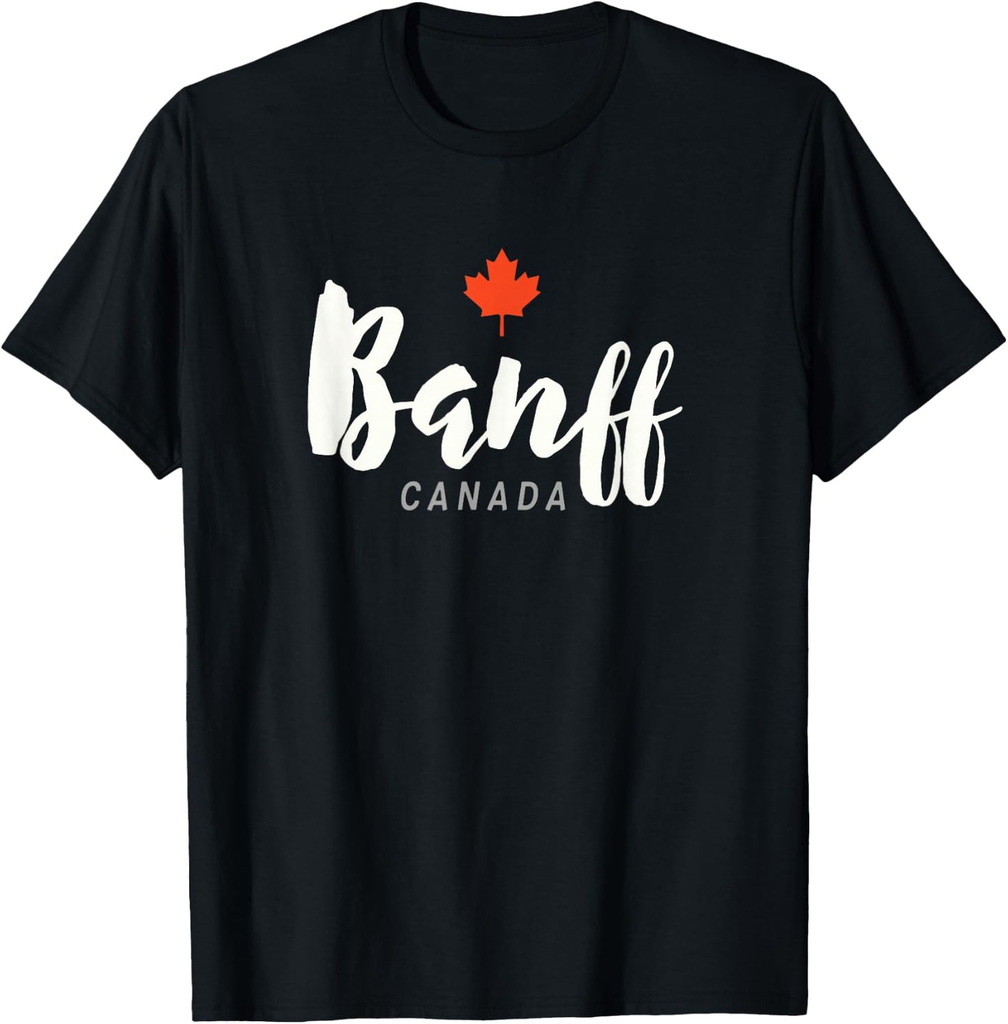 Classic Banff, Alberta, Canada, National Park T-Shirt - T-Shirt | Black