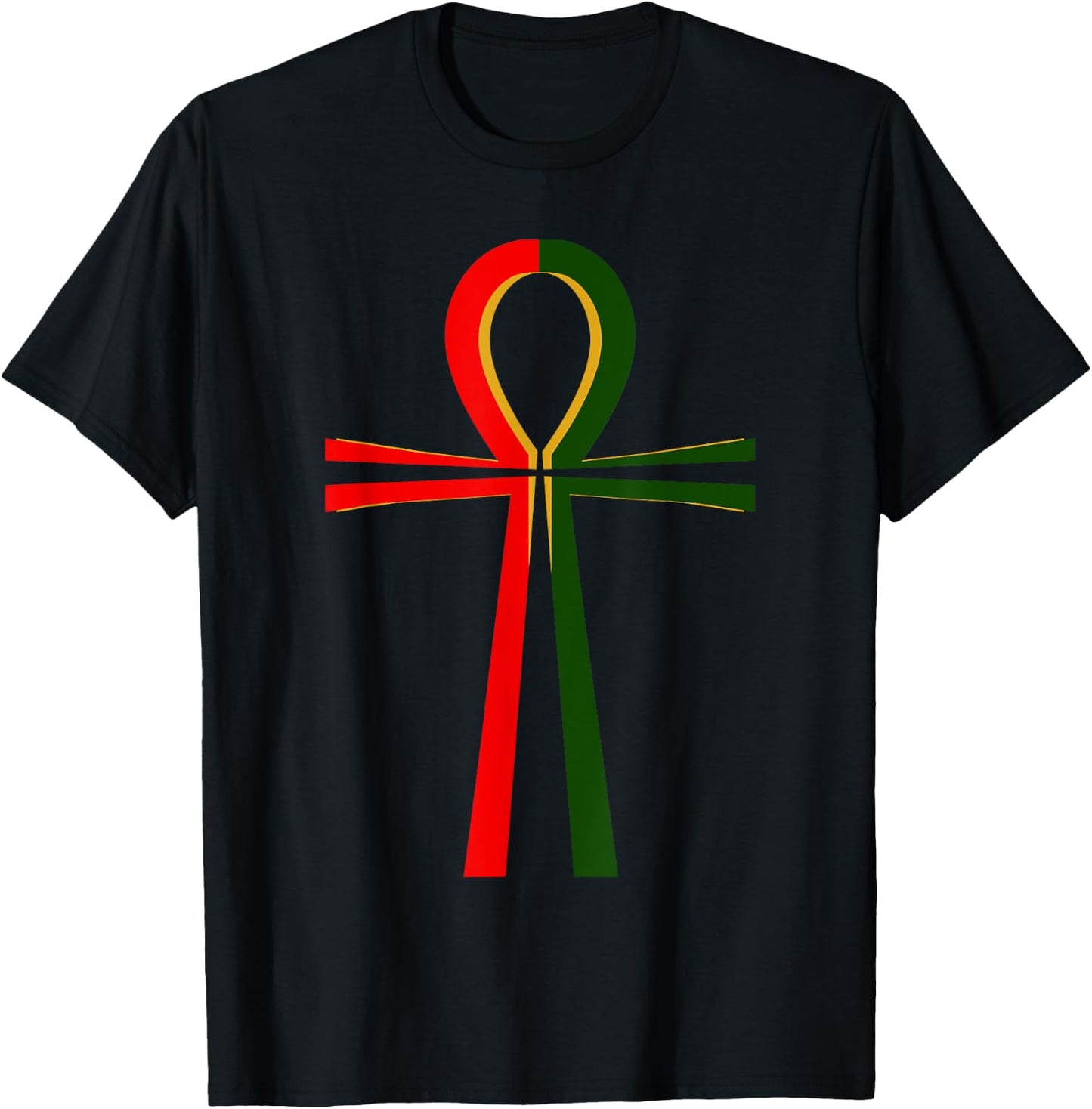 Ancient Egyptian Ankh T-Shirt - T-Shirt | Black