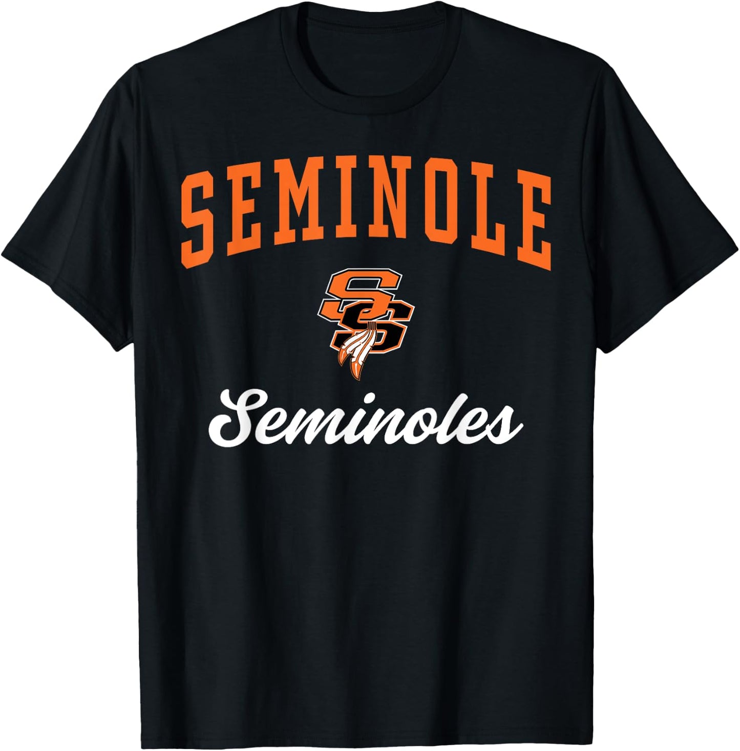 Seminole High School Seminoles C3 T-Shirt - T-Shirt | Black