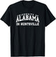 Alabama-Huntsville UAH Chargers Block University Stacked T-Shirt - T-Shirt | Black
