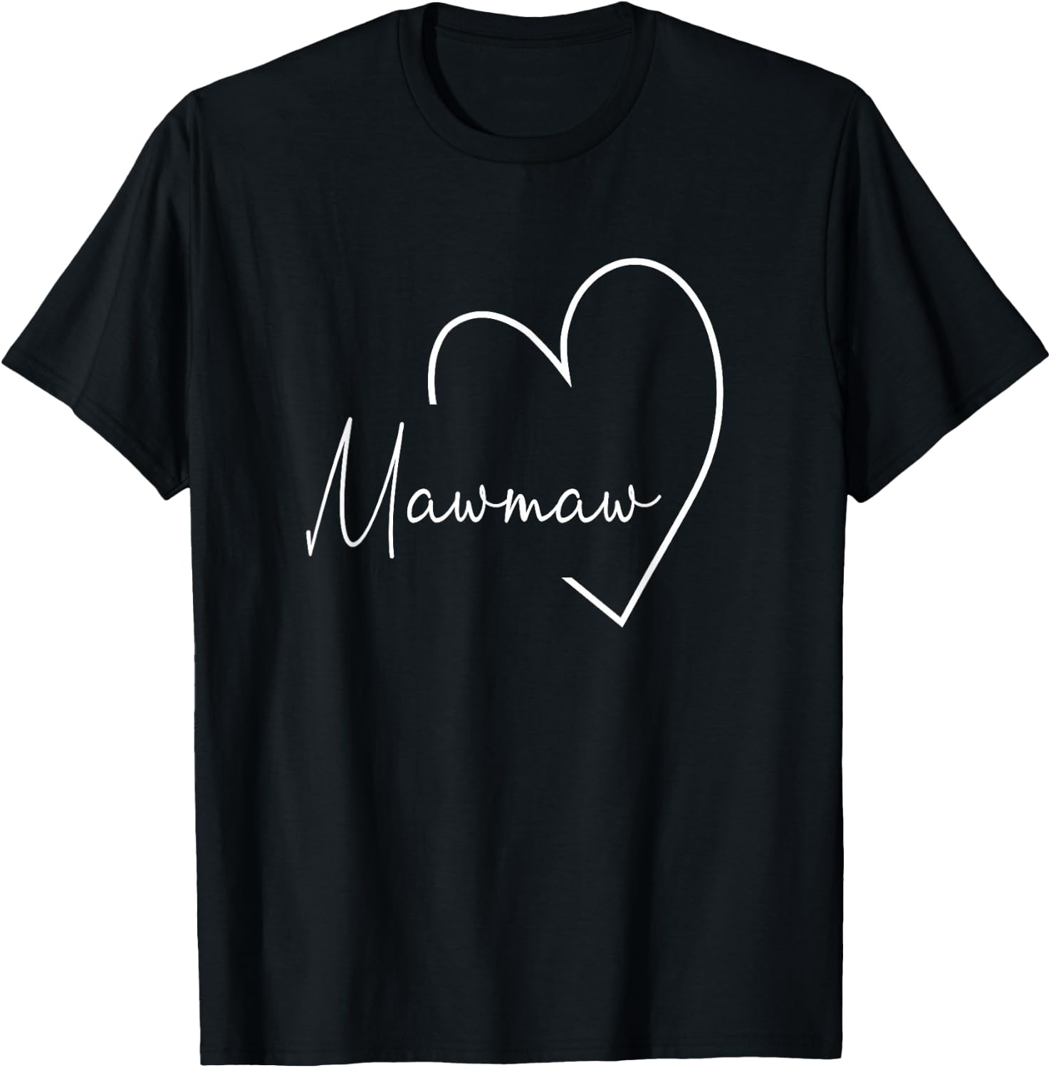 Mawmaw Gift Grandma Christmas Mother's Day T-Shirt - T-Shirt | Black