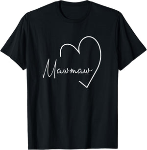 Mawmaw Gift Grandma Christmas Mother's Day T-Shirt - T-Shirt | Black