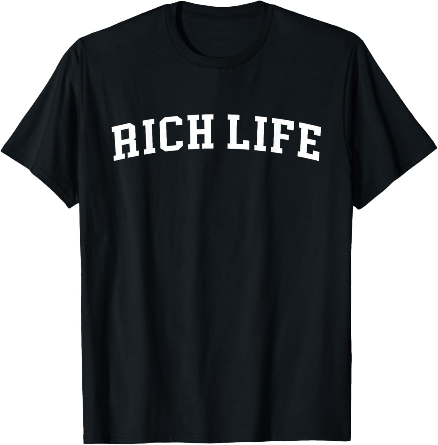 Rich Life T-Shirt - T-Shirt | Black