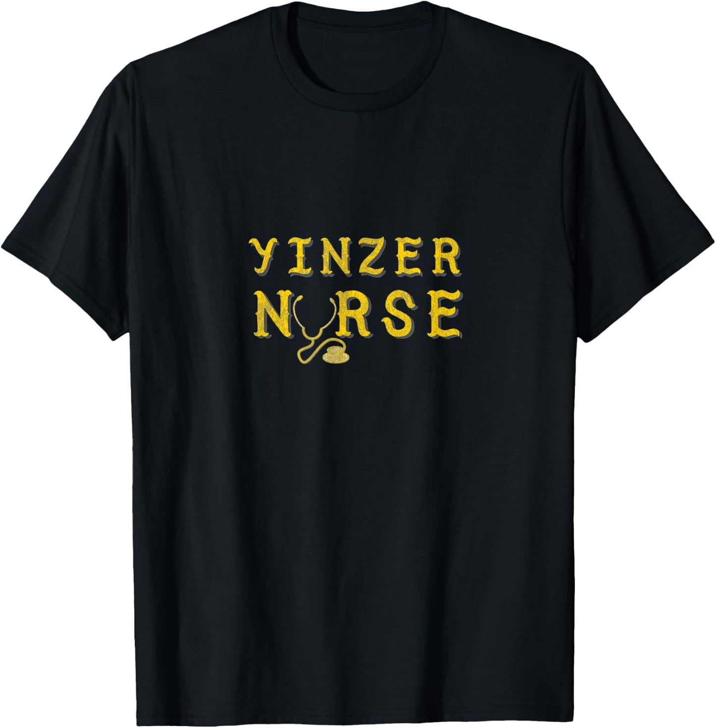 Yinzer Nurse Pittsburgh RN T-Shirt - T-Shirt | Black