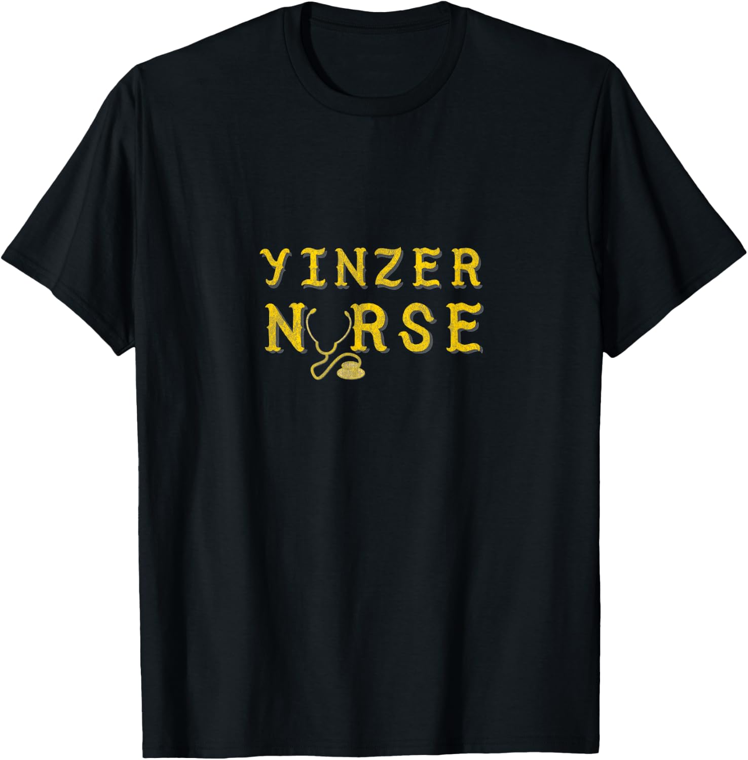 Yinzer Nurse Pittsburgh RN T-Shirt - T-Shirt | Black