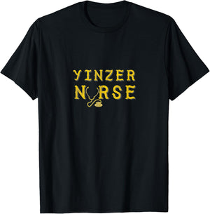Yinzer Nurse Pittsburgh RN T-Shirt - T-Shirt | Black