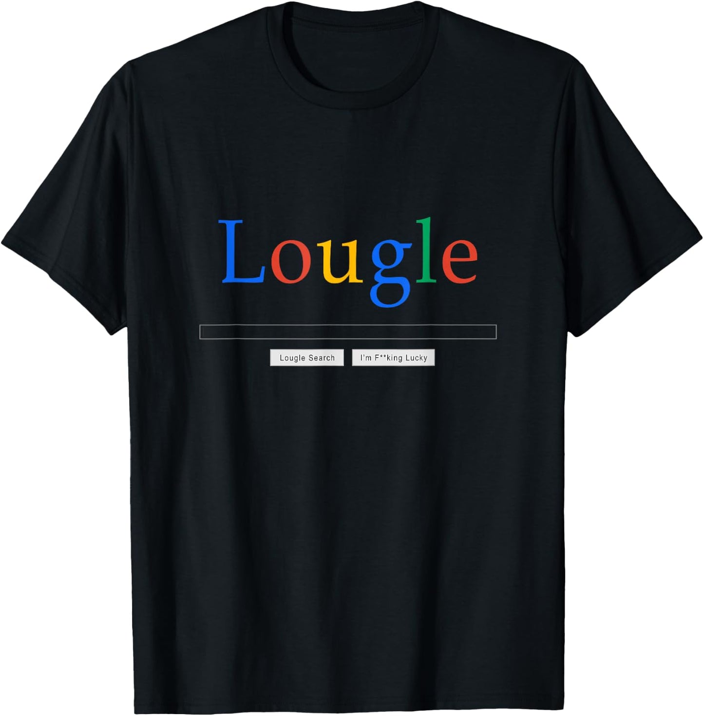 Lougle Search Funny Novelty Movie Parody T-Shirt - T-Shirt | Black
