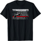Thoroughbred Racing Horse American Flag Kids Men T-Shirt - T-Shirt | Black