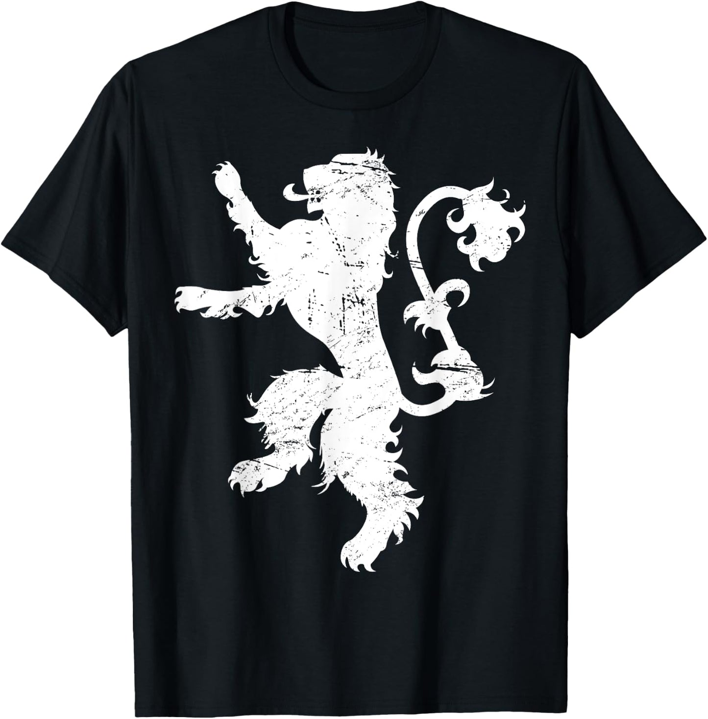 Distressed Lion Renaissance Festival T-Shirt - T-Shirt | Black