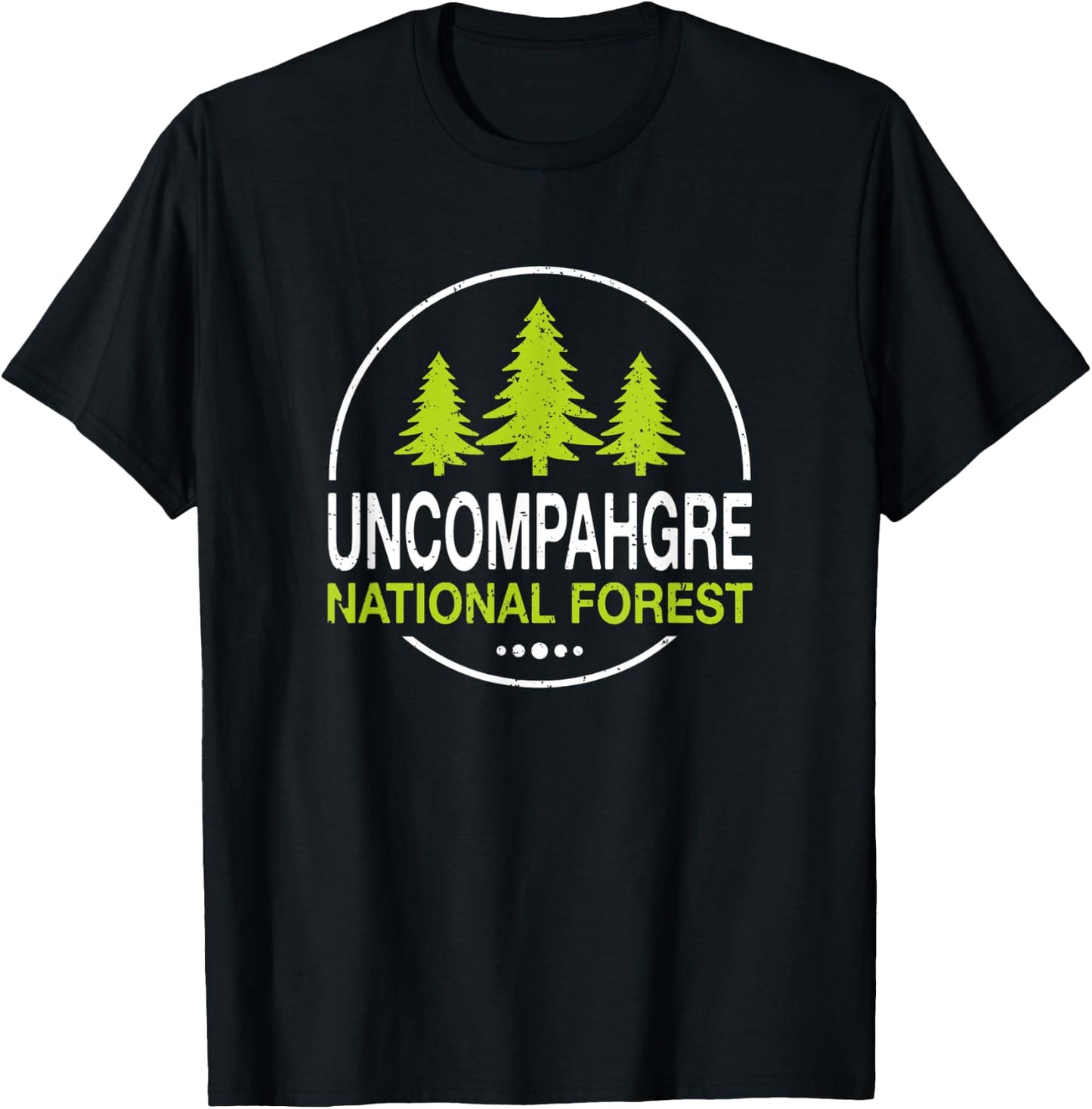 Uncompahgre National Forest T-Shirt - T-Shirt | Black