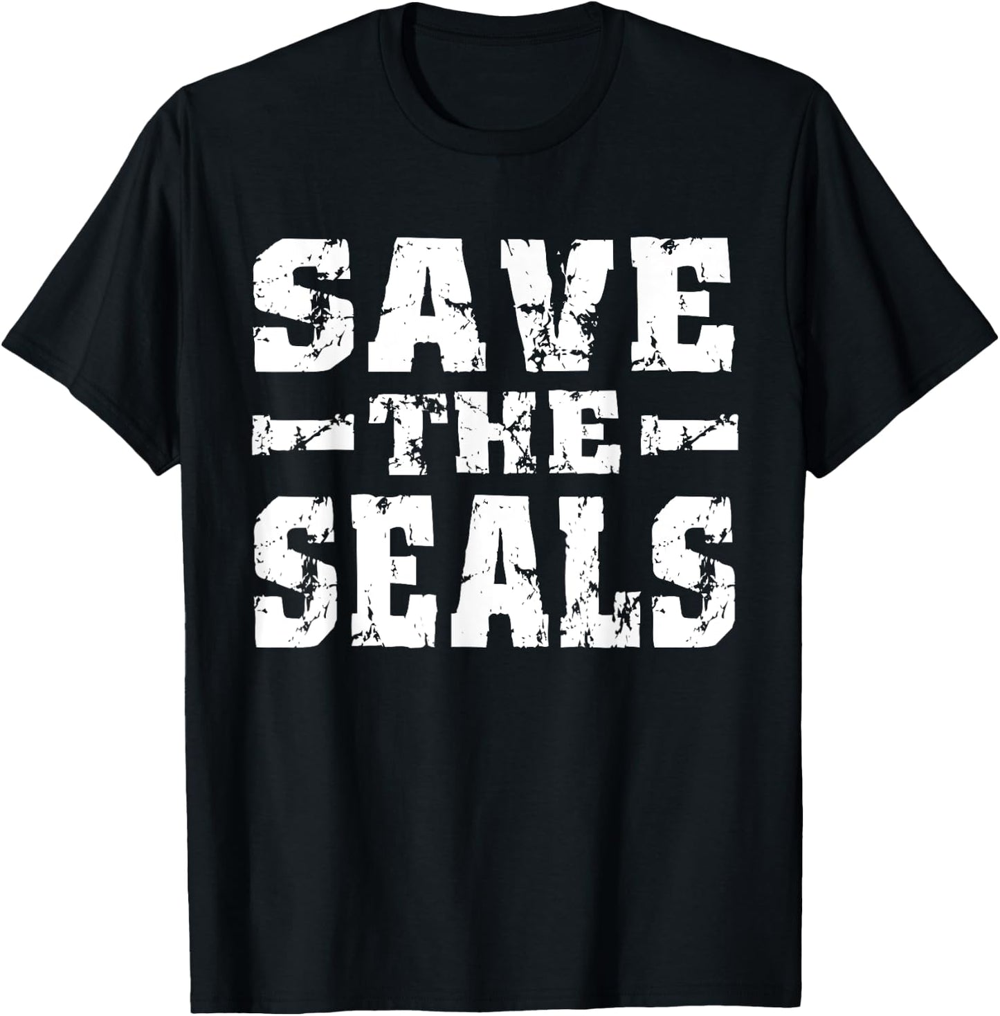 Save The Seals Shirt Awareness Safety for Seal T-Shirt - T-Shirt | Black