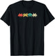 80s Video Game Vintage Retro Arcade Raglan Baseball T-Shirt - T-Shirt | Black