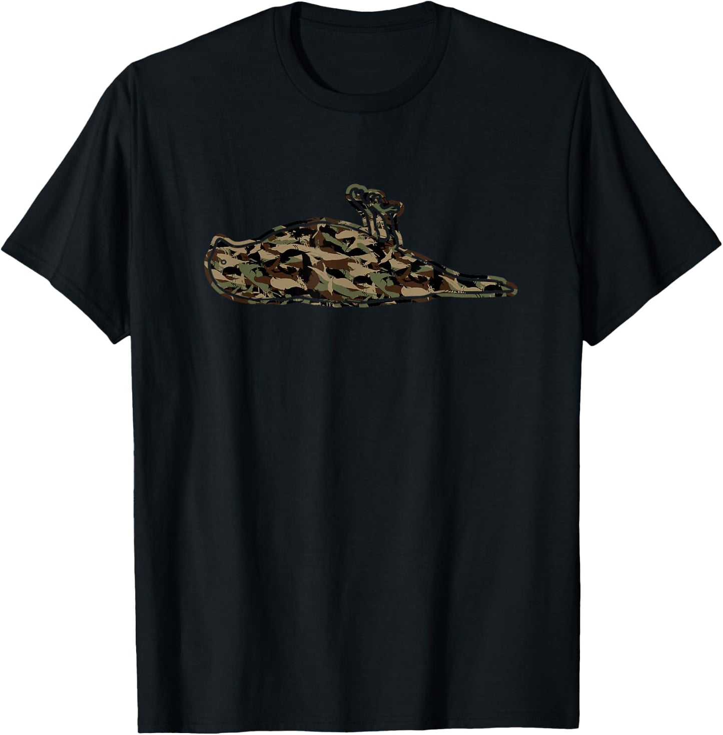 ATTICUS Camo Bird T Shirt (Original Camo Print) T-Shirt - T-Shirt | Black