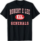 Robert E Lee High School Generals C1 T-Shirt - T-Shirt | Black