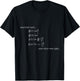 And God Said Maxwell's Equations And There Was Light T-Shirt - T-Shirt | Black
