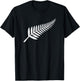 New Zealand Silver Fern Kiwi Pride T-Shirt - T-Shirt | Black