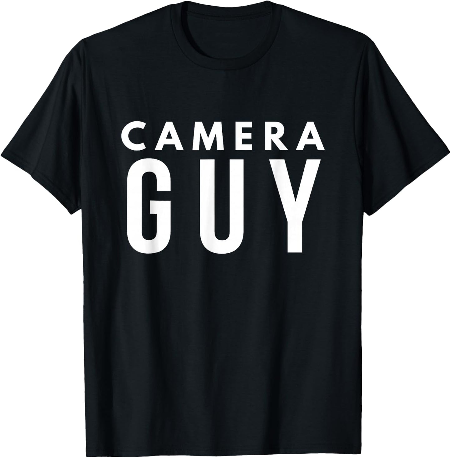 Camera Guy Nice T-Shirt - T-Shirt | Black
