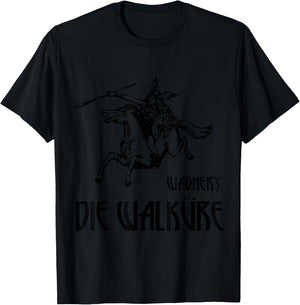 Wagner's Die Walkure epic music, Valkyrie T-Shirt - T-Shirt | Black