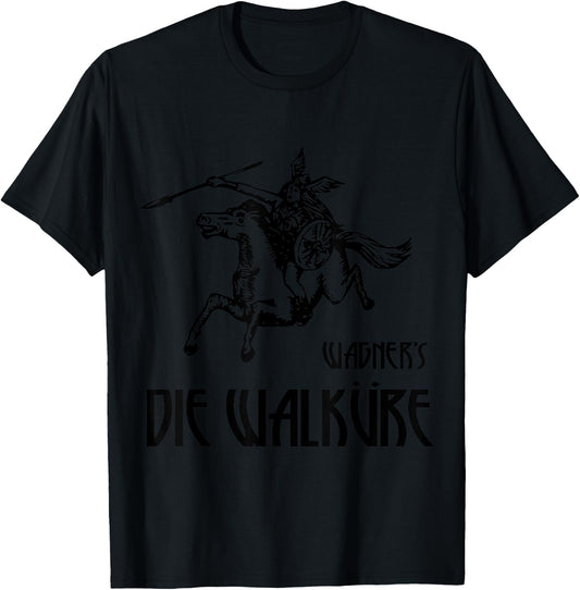 Wagner's Die Walkure epic music, Valkyrie T-Shirt - T-Shirt | Black