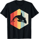 Retro Orca Animal Vintage Killer Whale T-Shirt - T-Shirt | Black