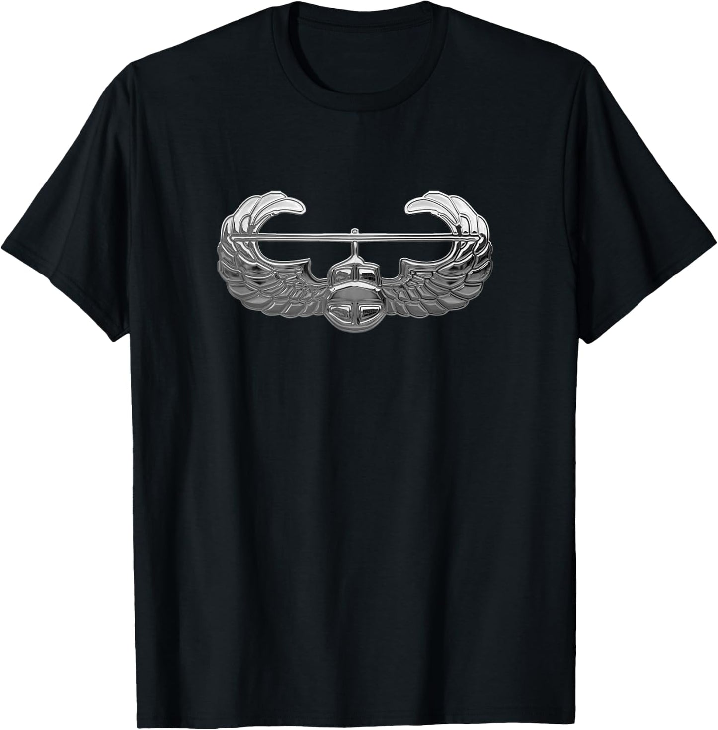 Army Air Assault Badge Military Veteran Morale T-Shirt - T-Shirt | Black