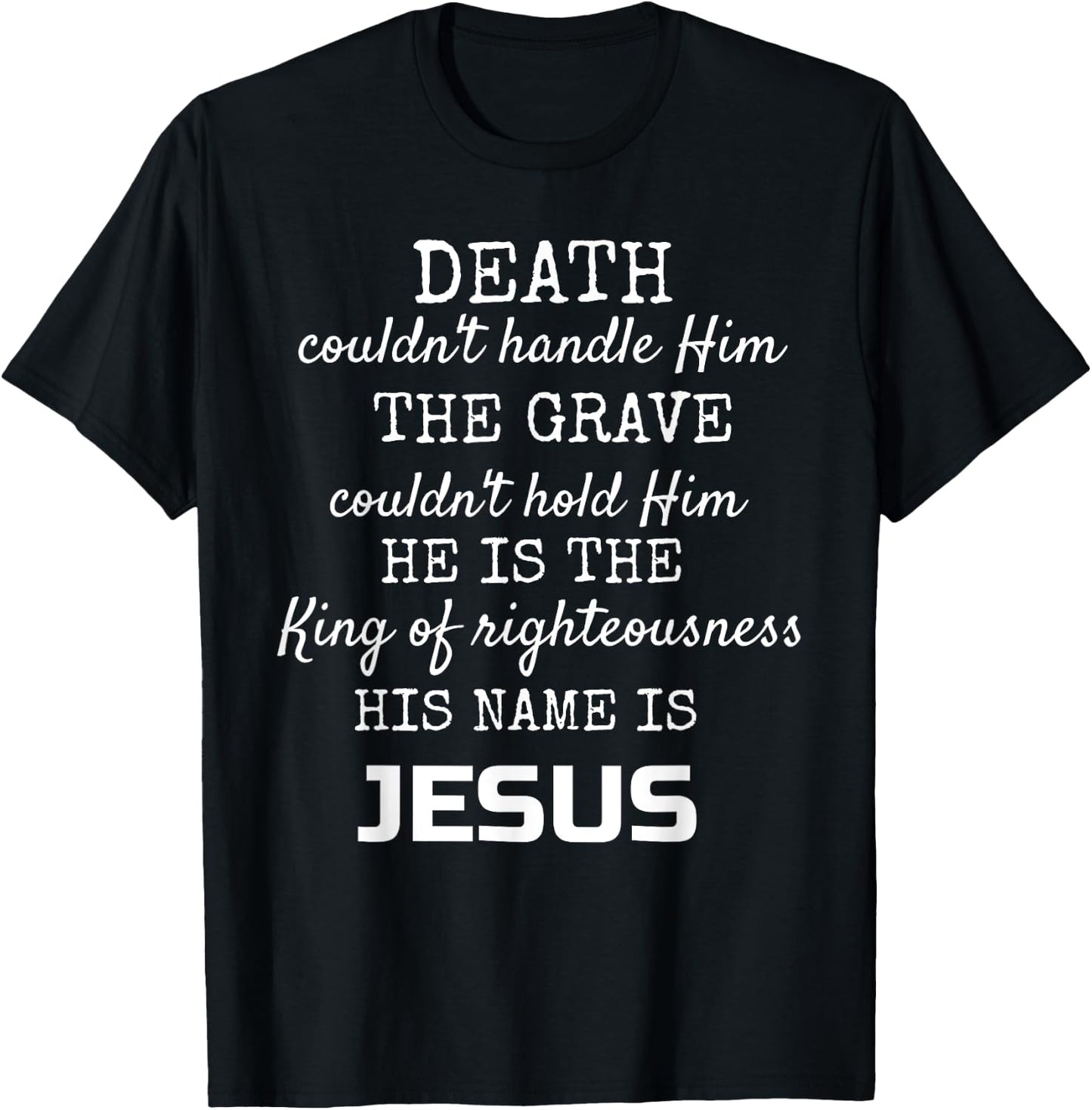 Easter Resurrection Christian T-Shirt - T-Shirt | Black