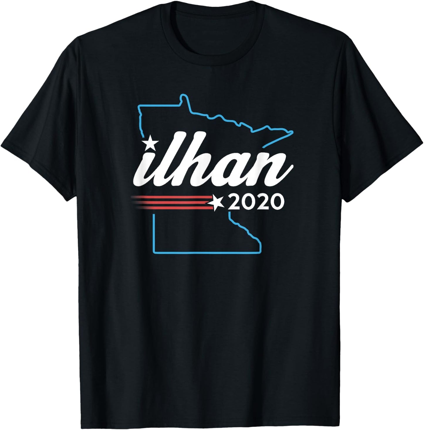Ilhan Omar 2020 for Minnesota MN 5 T-Shirt - T-Shirt | Black