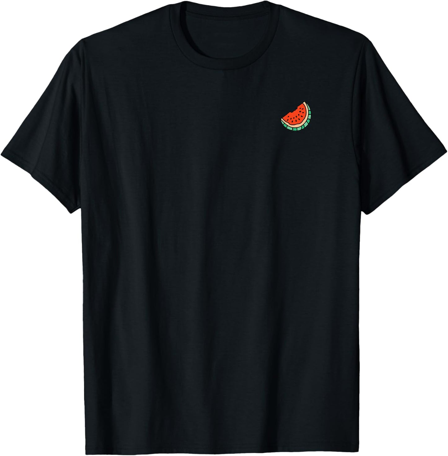 Something Ordinary: Watermelon T-Shirt - T-Shirt | Black