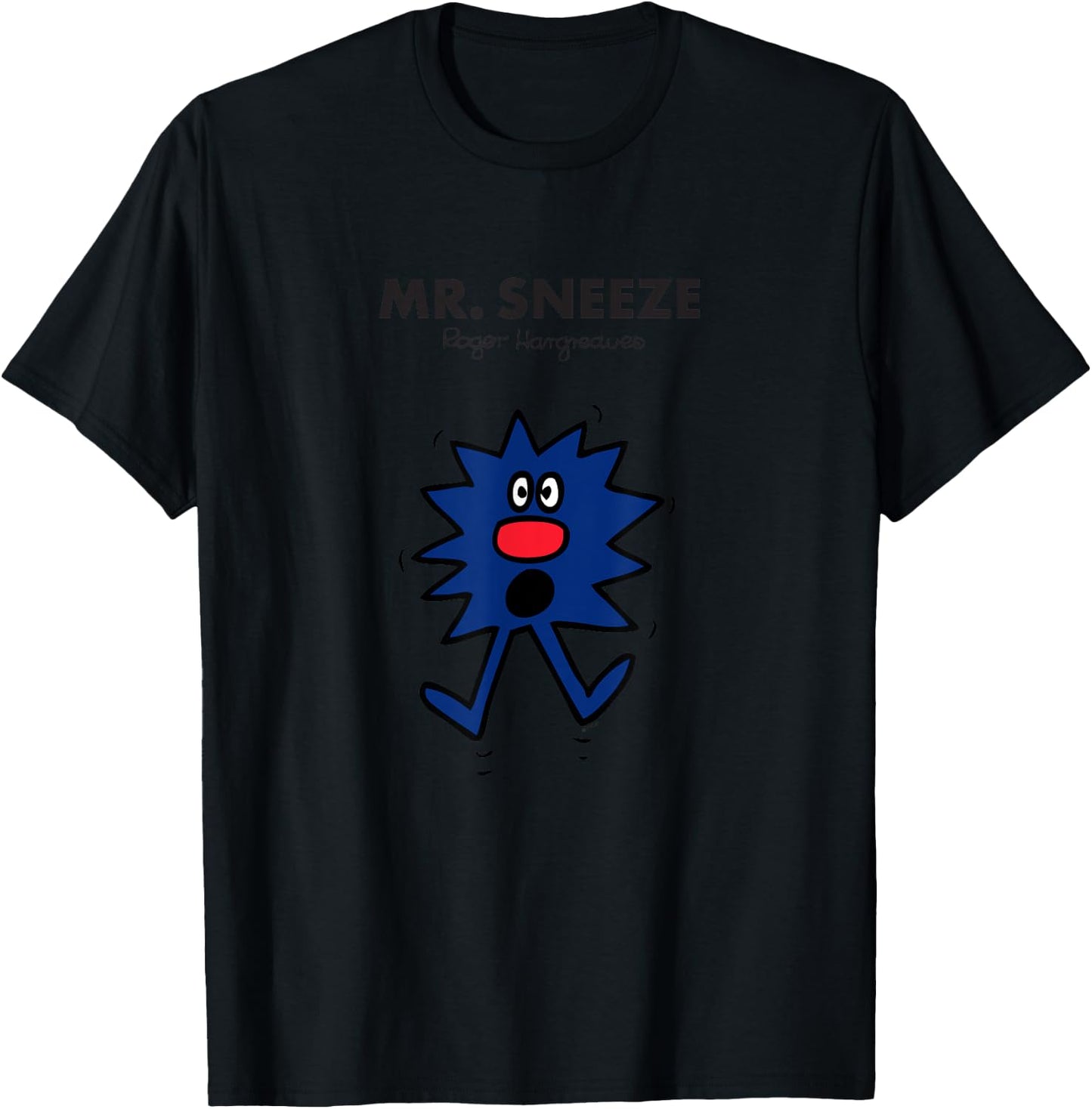Mr. Men Mr. Sneeze T-Shirt - T-Shirt | Black