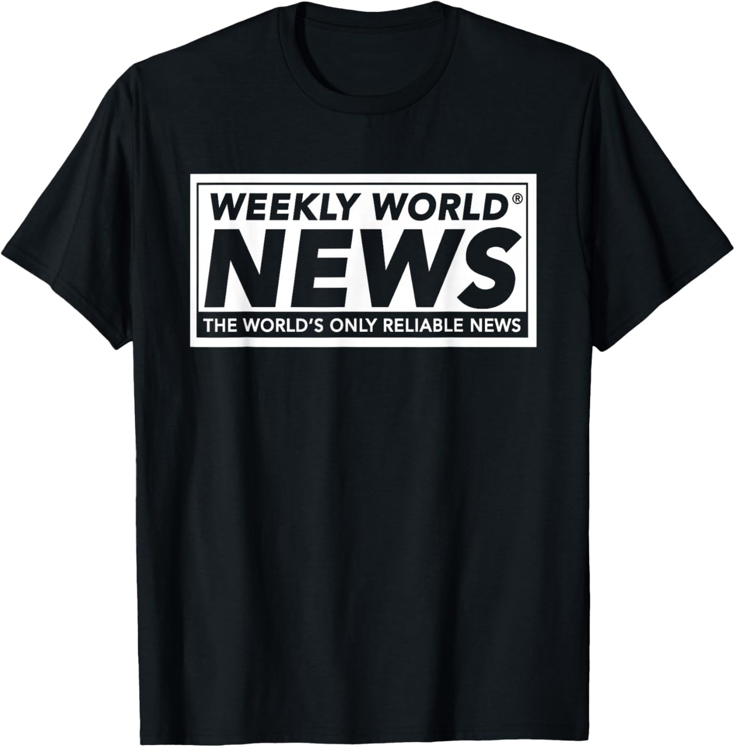 Weekly World News - Official Logo T-Shirt - T-Shirt | Black