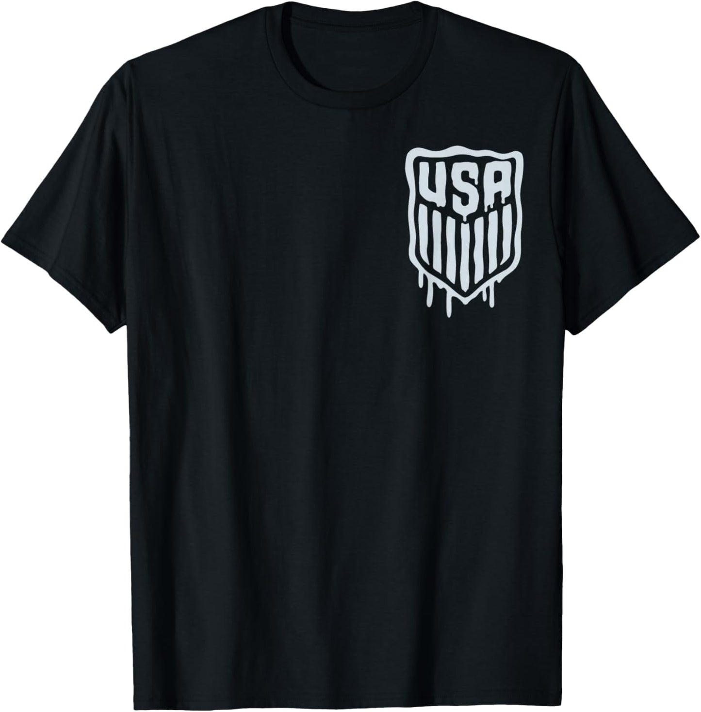 Officially Licensed US Soccer Federation Glory Drip Gear T-Shirt - T-Shirt | Black