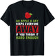 An Apple a Day Keeps Anyone Away If You Throw it Hard Enough T-Shirt - T-Shirt | Black