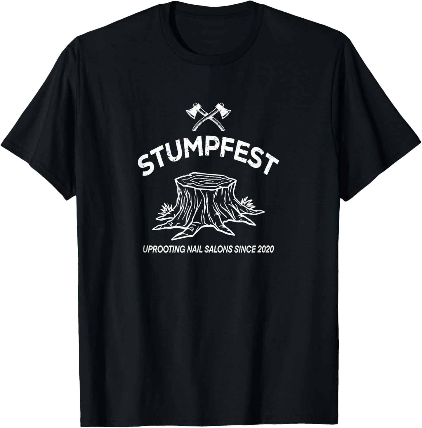 Vintage Stumpfest 2025 Uprooting Nail Salons Comedy Festival T-Shirt - T-Shirt | Black