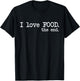 I Love Food. The End. - Funny T-Shirt - T-Shirt | Black