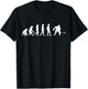 Ice Hockey Player Evolution Hockey Gift T-Shirt - T-Shirt | Black